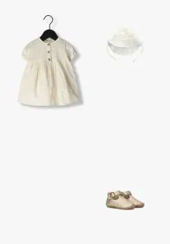 beige lil' atelier jurken nbffuna ss body dress lil