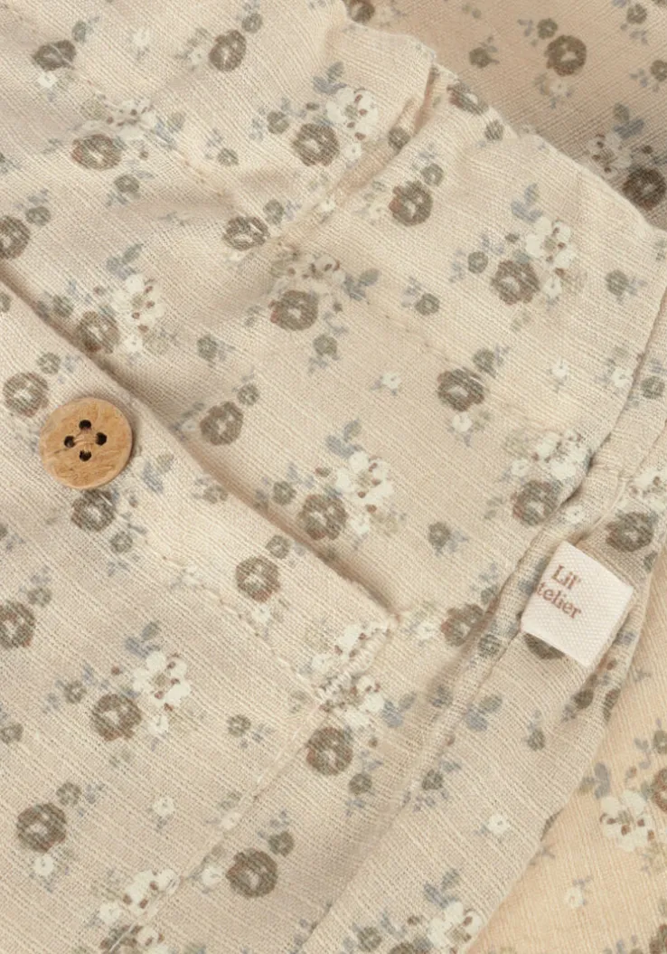 beige lil' atelier lange broeken nbflacy loose pant lil