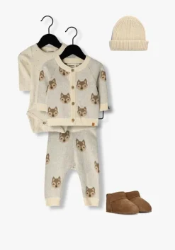 beige lil' atelier lange broeken nbmlamoe knit pant lil