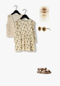 beige lil' atelier mini jurk nmfgavo enk ls dress lil