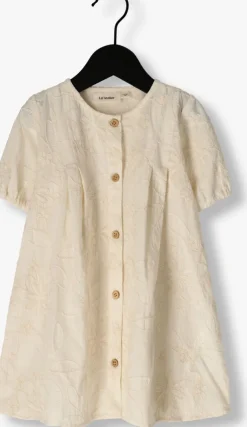 beige lil' atelier mini jurk nmffuna ss loose dress lil