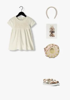 beige lil' atelier mini jurk nmfflora ss dress lil