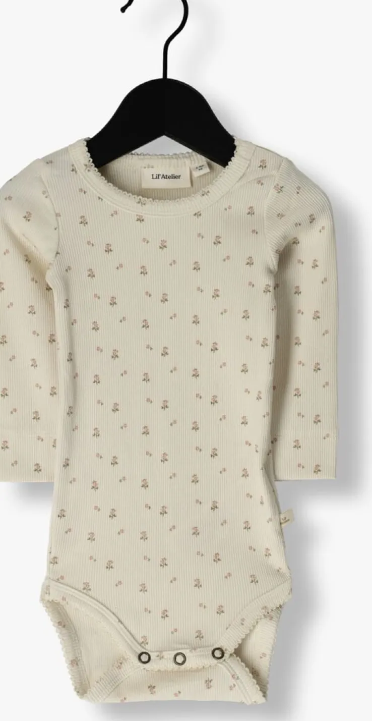 beige lil' atelier rompers nbfgago ls slim body lil noos