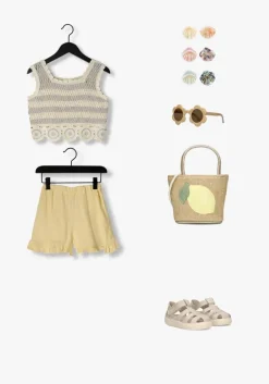 beige lil' atelier top nmffauna vest lil