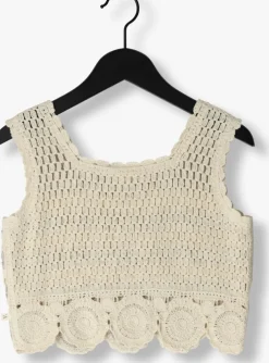 beige lil' atelier top nmffauna vest lil