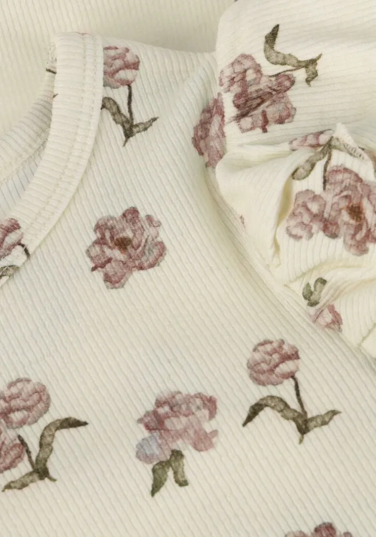 beige lil' atelier tops & t-shirts nmfgavo eko ls slim top lil noos