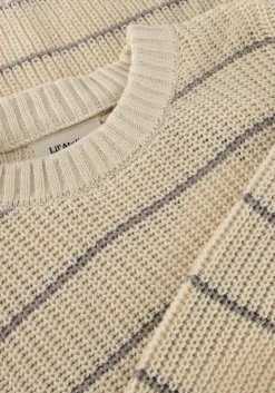 beige lil' atelier trui nmmemlen ls knit stripes lil