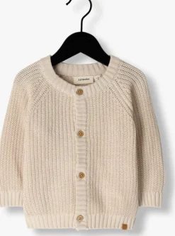 beige lil' atelier vest nbnemlen ls knit card lil noos