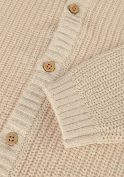 beige lil' atelier vest nmnemlen lin ls knit lil noos