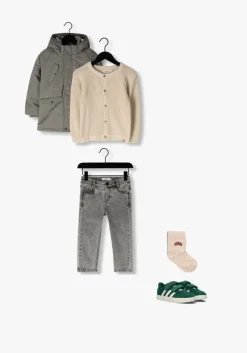 beige lil' atelier vest nmnemlen lin ls knit lil noos