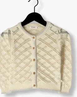 beige lil' atelier vest nmffanna ls knit card lil