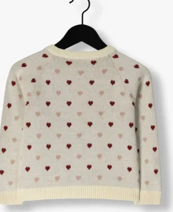 beige lil' atelier vest nmfsaran ls knit card heart lil