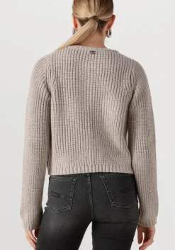 beige liu jo vest maglia aperta