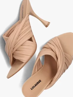 beige lola cruz muiltjes 102z14