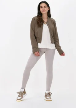 beige lune active legging luna rib legging melange