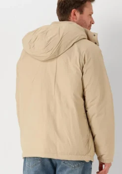 beige lyle & scott jack padded puffer jacket