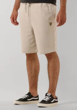 beige lyle & scott joggingbroek sweatshort