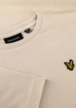 beige lyle & scott t-shirt plain t-shirt