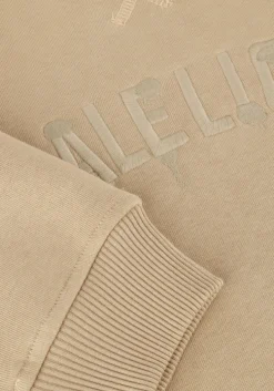 beige malelions sweater paint sweater