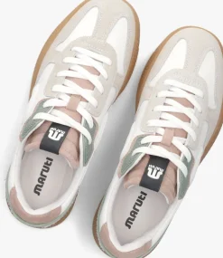 beige maruti lage sneakers yale