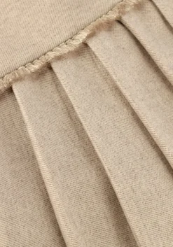 beige mayoral minirok pleated knit skort