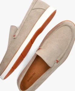 beige mazzeltov loafers 6118