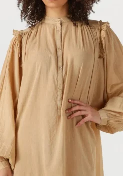 beige mes demoiselles midi jurk sabi