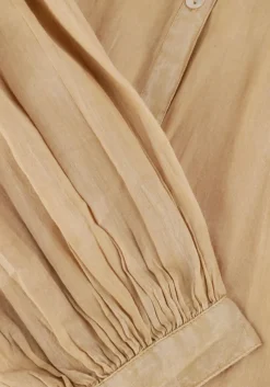 beige mes demoiselles midi jurk sabi