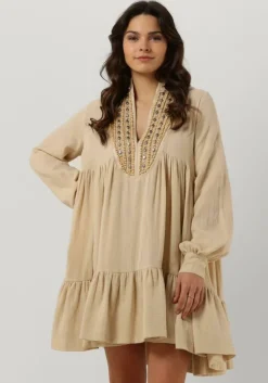 beige mes demoiselles mini jurk dress noma