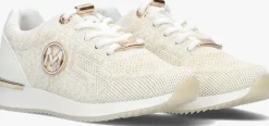 beige mexx lage sneakers gitte glitter mini