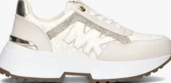 beige michael kors kids lage sneakers cosmo maddy