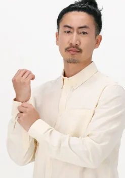 beige minimum casual overhemd yonathan 9359