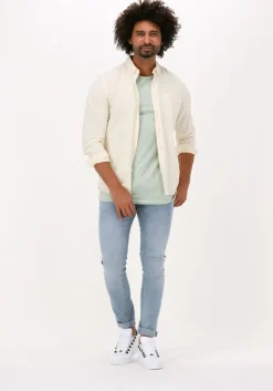 beige minimum casual overhemd yonathan 9359