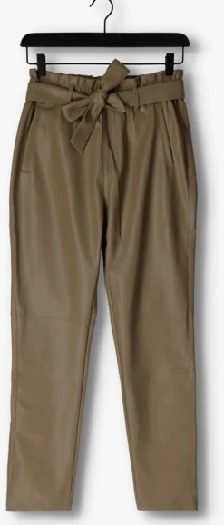 beige minus pantalon jayda pu pant