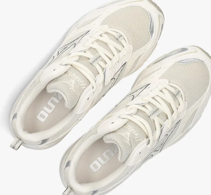 beige mizuno lage sneakers mxr dames