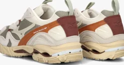 beige mizuno lage sneakers wave rider 10 dames