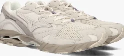 beige mizuno lage sneakers wave rider 10 premium heren