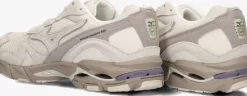 beige mizuno lage sneakers wave rider 10 premium heren