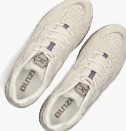 beige mizuno lage sneakers wave rider 10 premium heren
