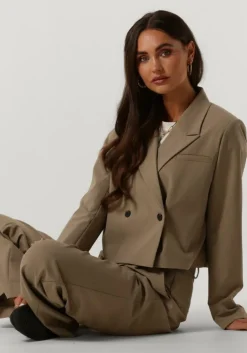 beige modström blazer ankermd short blazer