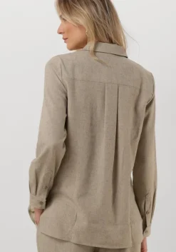 beige modström blouses kalemmd shirt