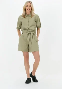 beige modström broeken panne shorts