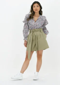 beige modström broeken panne shorts