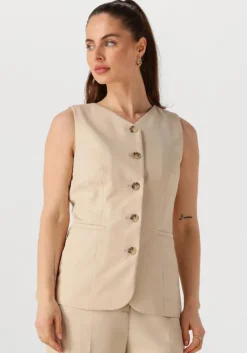 beige modström gilet normamd top