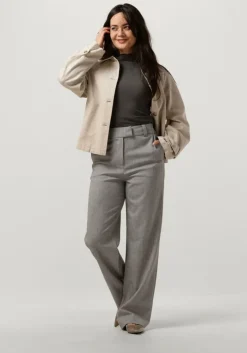 beige modström jack parkmd short jacket