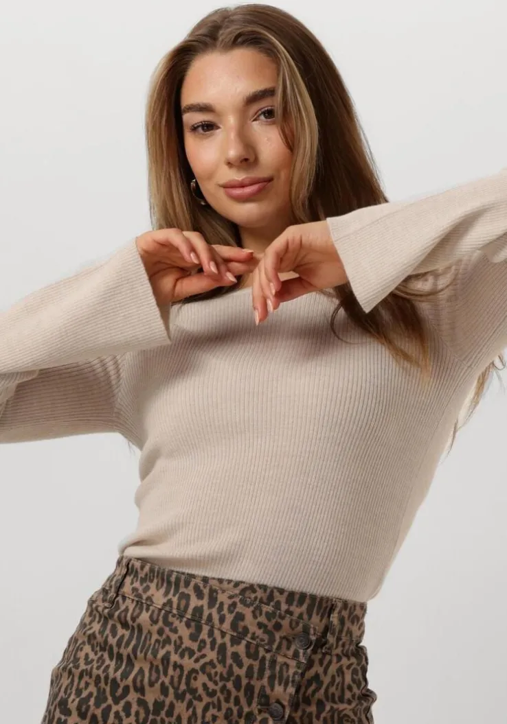 beige modström tops & t-shirts hirokimd o-neck