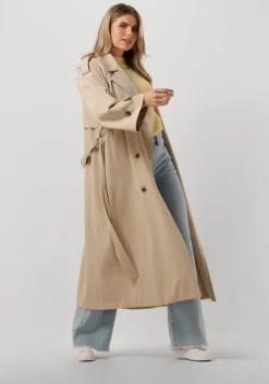 beige modström trenchcoats eviemd jacket