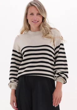 beige modström trui archie o-neck