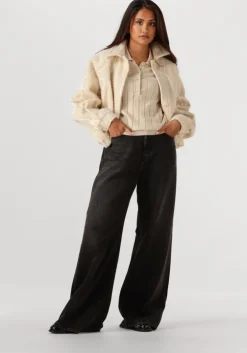 beige modström t-shirt toniamd ss polo