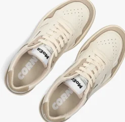 beige moea lage sneakers moea-basgn1